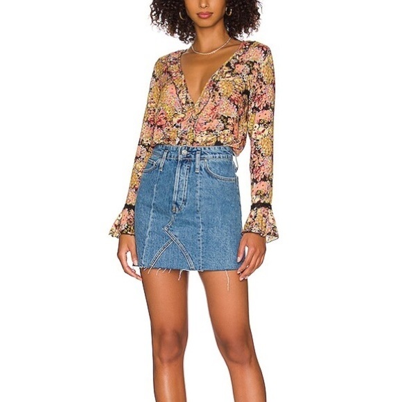 Free People NWT Heat Wave Bodysuit Midnight Combo Size Small - Picture 5 of 11